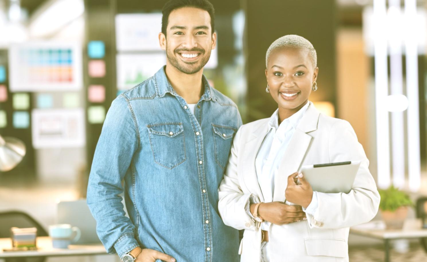 Séance de mentorat professionnel en entreprise